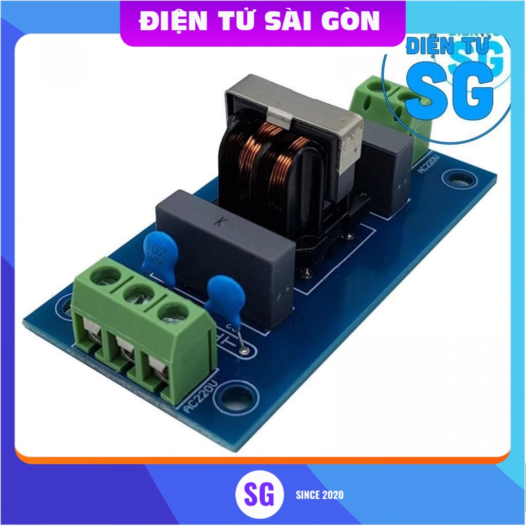 Module lọc nhiễu điện từ EMI 220VAC 3A