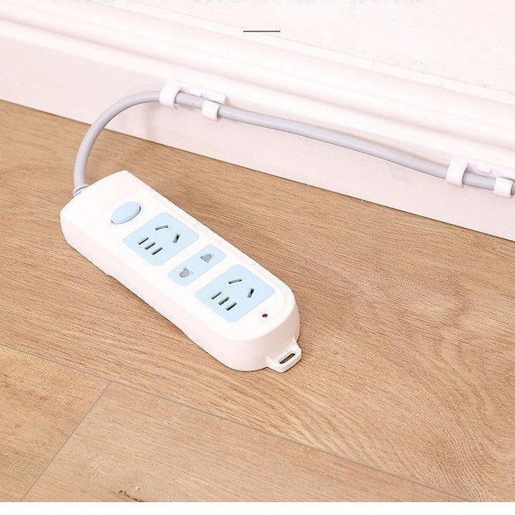 Bộ 20 Nẹp Dây Điện Dán Tường Siêu Dính ,Kẹp Dây Điện Cố Định Và Giữ Dây Điện An Toàn Tiện Lợi 88068 MuỐi's StOre