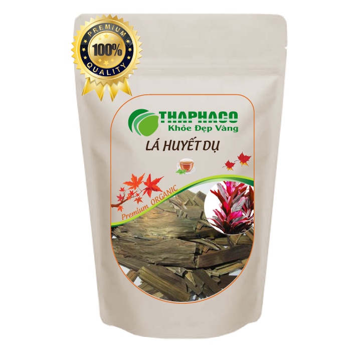 Lá Huyết Dụ Sấy Khô Nguyên Chất - Sản Phẩm Thiên Nhiên - Hàng Loại 1 - Túi Zip 100gram