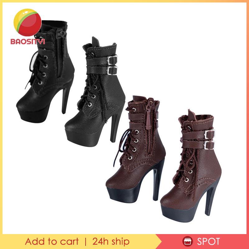 [Baosity1] Giày Bốt Cao Gót Thời Trang Cho Mô Hình Búp Bê 12 &quot;Tỷ Lệ 1 / 6