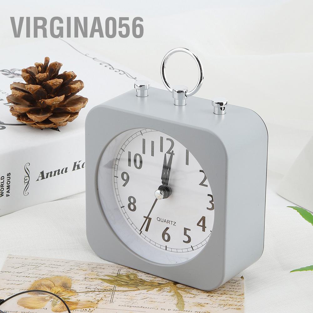 Đồng hồ báo thức để bàn yên tĩnh tiếng chuông lớn vintage retro