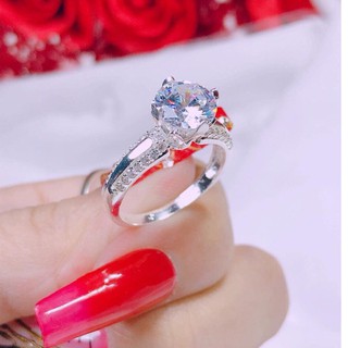 Nhẫn nữ bạc ta kiểu dáng sang trọng -