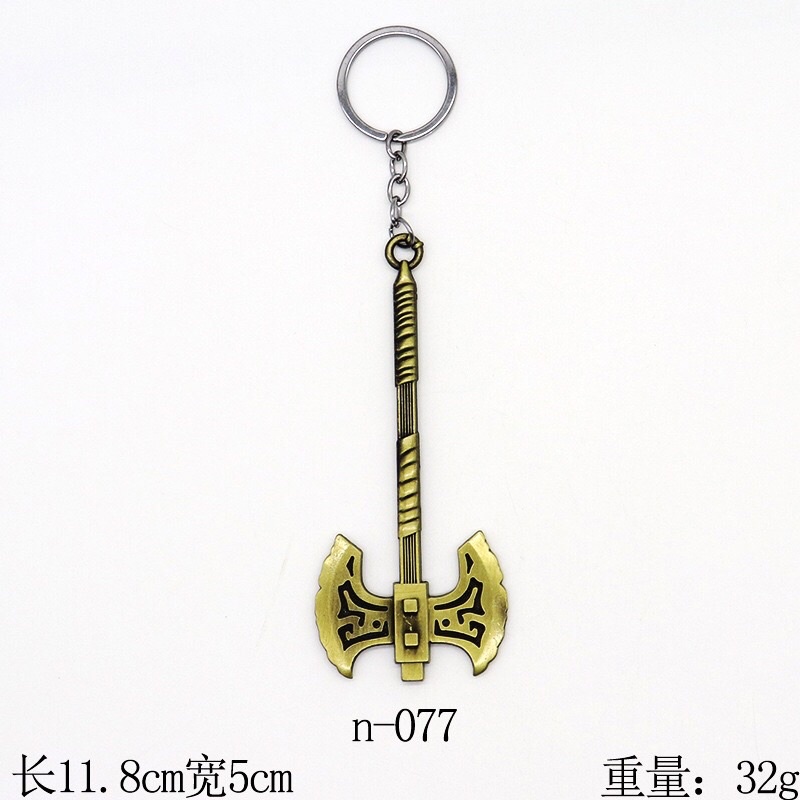 Kiếm đồng mini - Bộ sưu tập móc treo chìa khóa, trang trí bàn làm việc, vật phẩm phong thủy đẹp giá rẻ