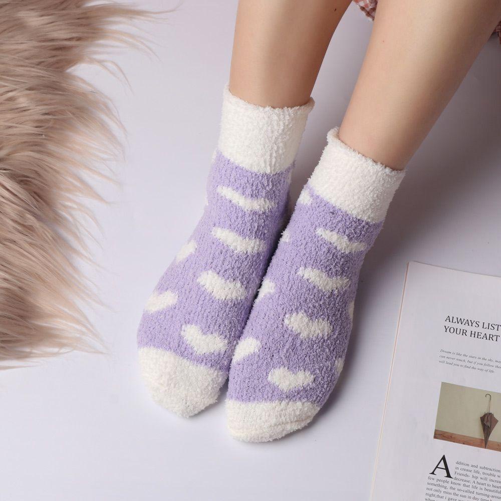 Vớ Nhung San Hô Mềm Mại Giữ Ấm Mùa Đông Cho Nữ