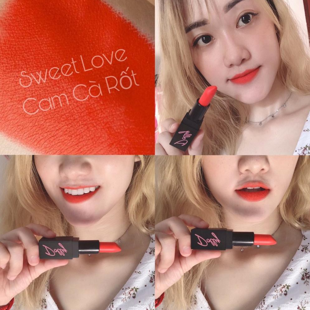 [Cam Cà Rốt ] Son  Sáp Phủ Phấn Dolly Không Chì Màu Cam Cà Rốt | BigBuy360 - bigbuy360.vn