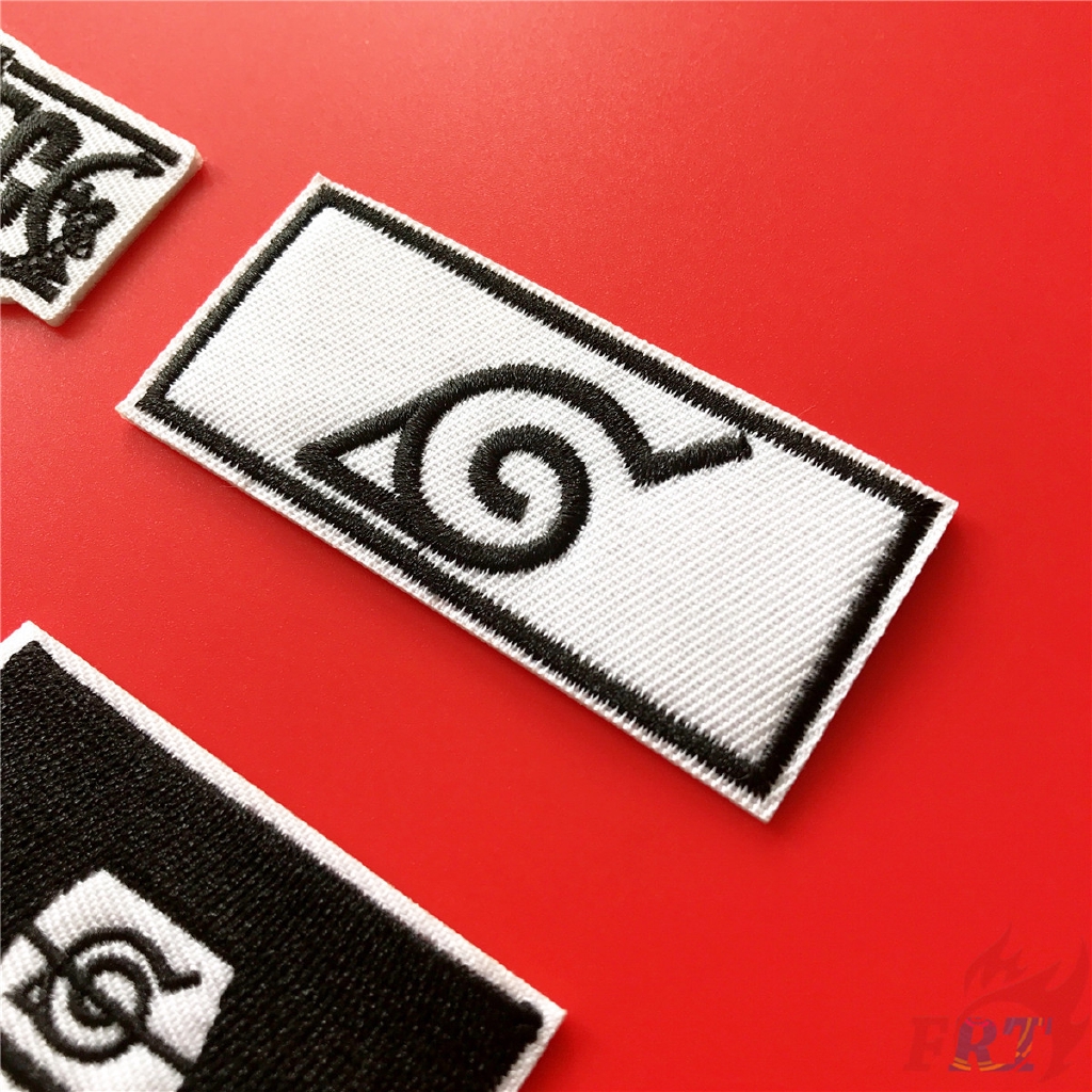 Miếng ủi thêu quần áo hình Uzumaki Naruto &amp; Uchiha Sasuke độc đáo