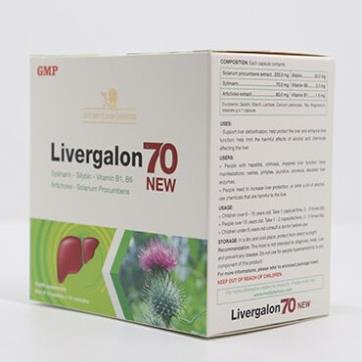 LIVERGALON 70 MDP – Hỗ trợ tăng cường chức năng gan, giải độc gan (100 viên)