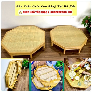 Bàn Ăn Bàn Trà OSIN Ngồi Bệt 4-8 Người Cao Bằng 8 Cạnh - Bàn Trúc Cao Bằng Osin