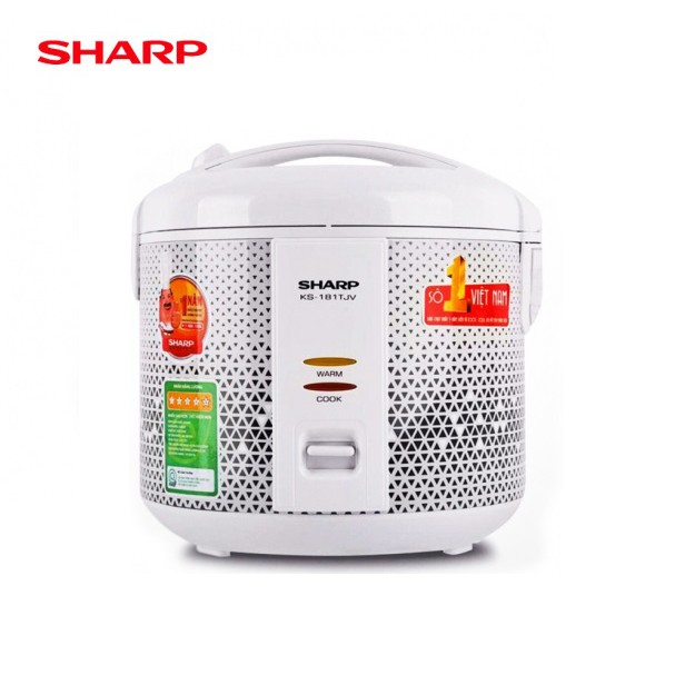 Nồi Cơm Điện Sharp 1.8 Lít KS-181TJV - KS-18TJV - KS-181TJV(BM) Mẫu Ngẫu Nhiên