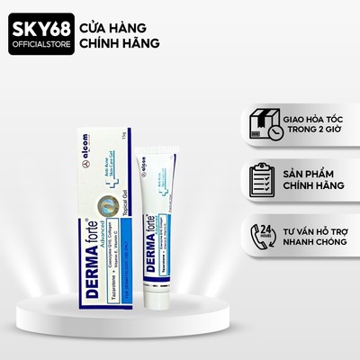 Gel Giảm Mụn, Thâm Sẹo Và Dưỡng Da Gamma DERMA FORTE Gel 15g - Bản Advance