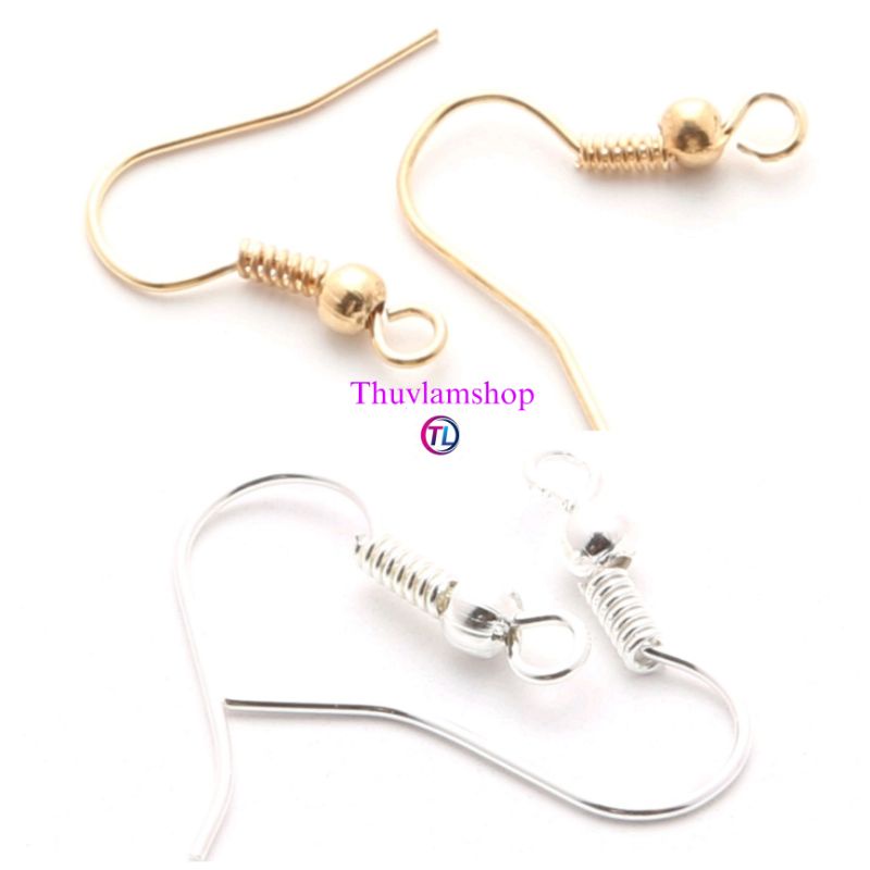 Cặp móc câu inox làm bông tai