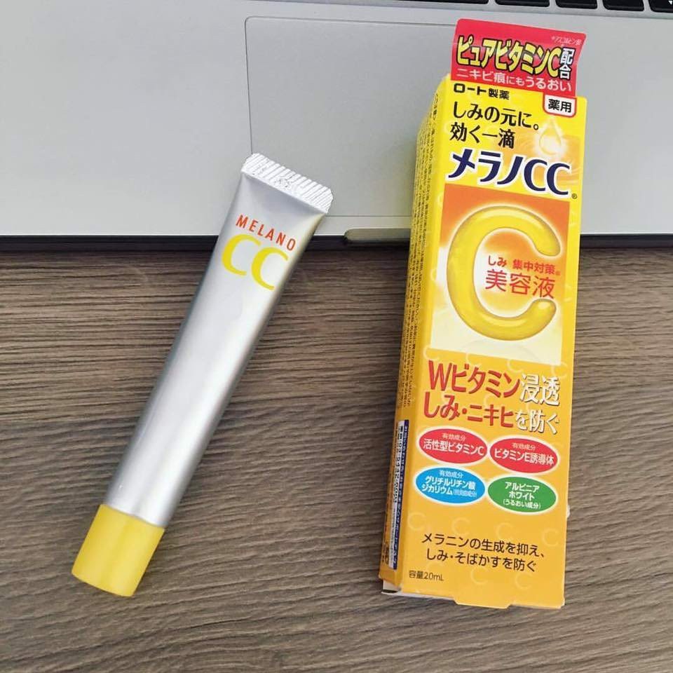 Serum CC Melano Vitamin C Rohto Dưỡng Trắng, Mờ Thâm Nhật Bản 20ml