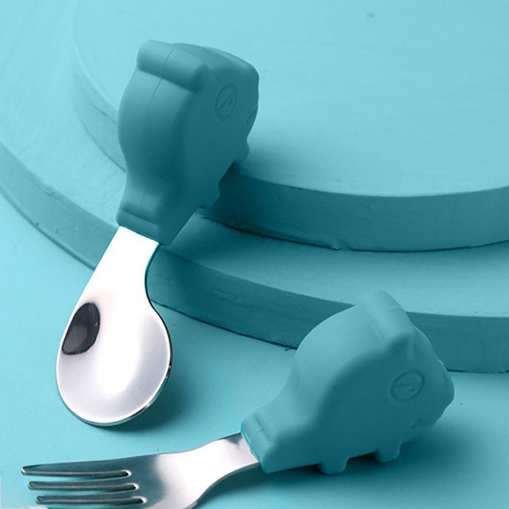 JARRED Bộ Muỗng Nĩa Tập Ăn Họa Tiết Hoạt Hình Cho Bé