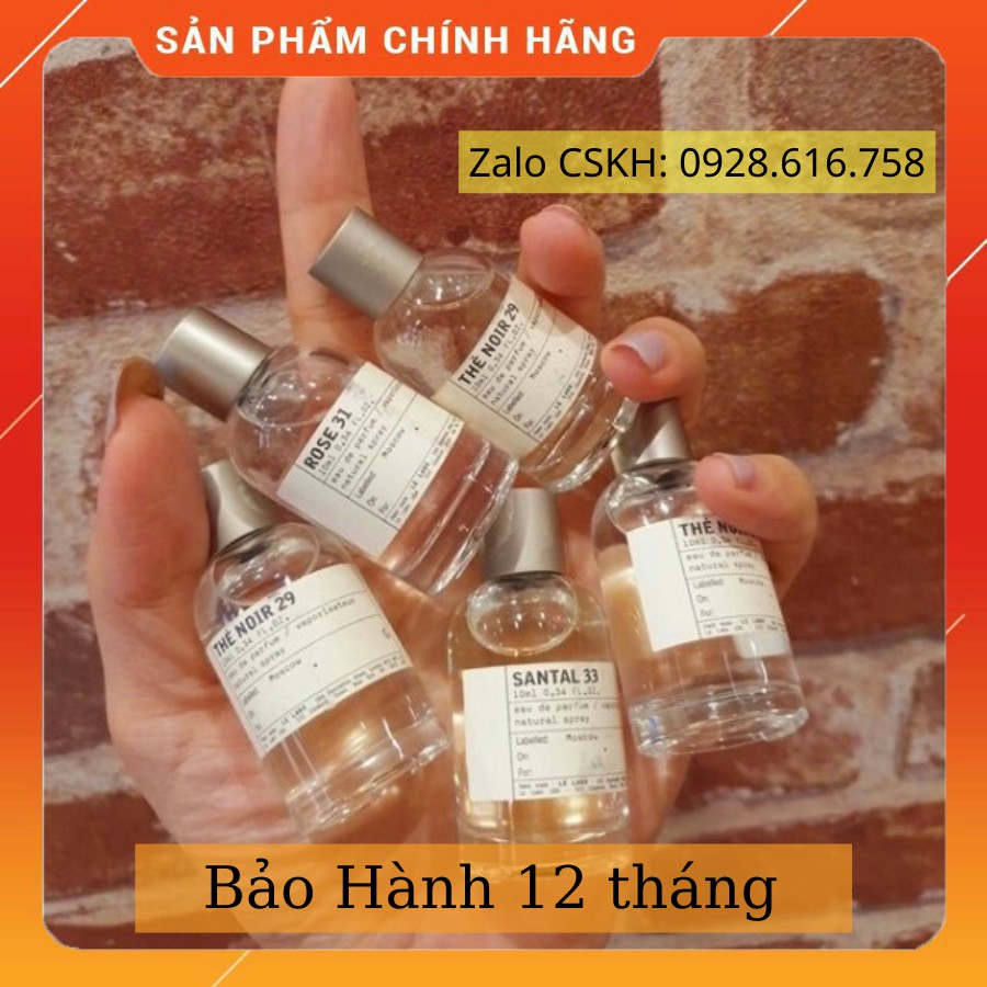 Set Nước Hoa Le Labo mini 10ml 5 Mùi 10, 29, 31, 33, 46 Sang Trọng Cực Thơm | Thế Giới Skin Care