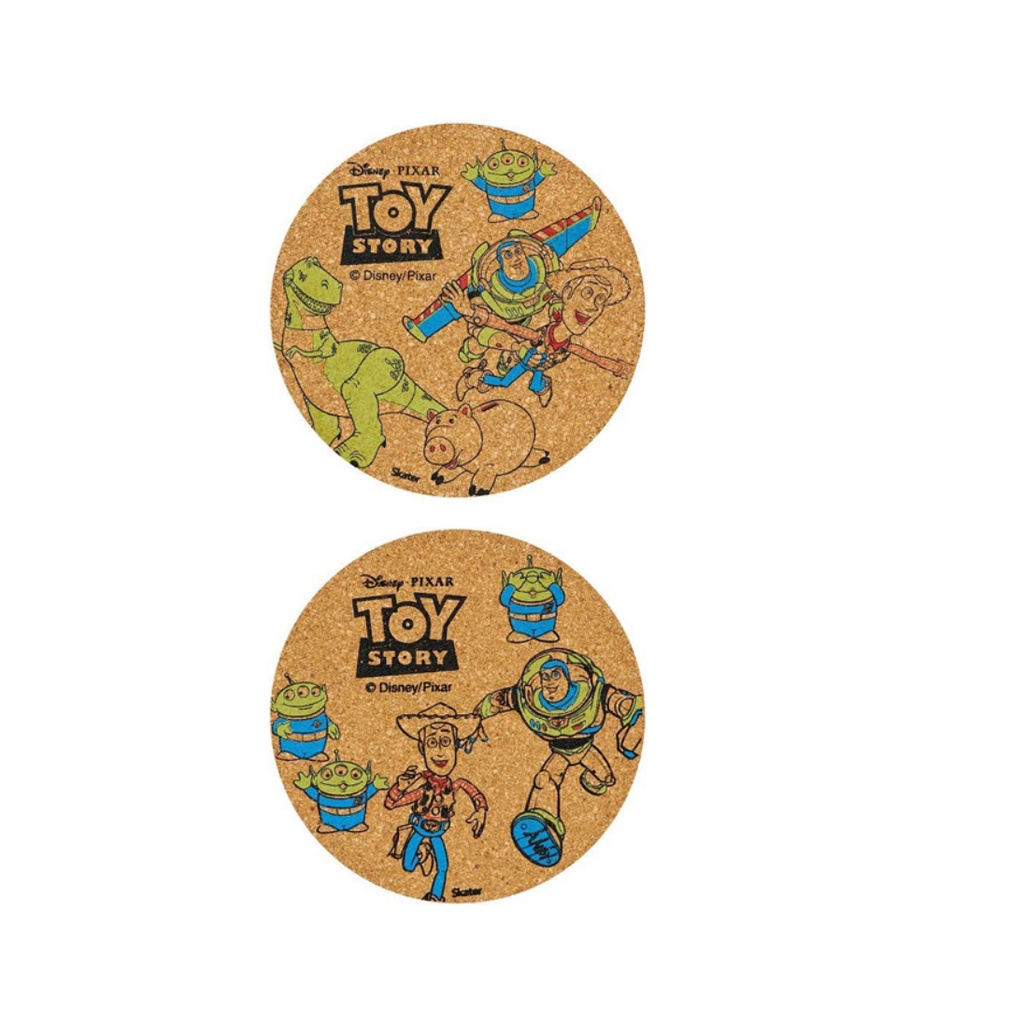 [SKATER] Bộ 4 Đế Lót Ly Hình Gấu Pooh / Thỏ Con CTC1S Với 4 Mẫu Thiết Kế Khác Nhau