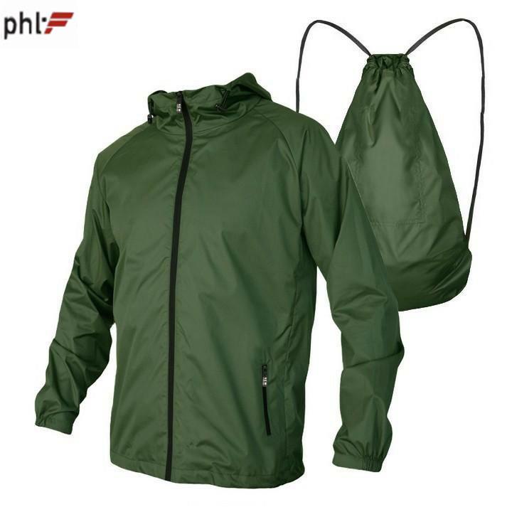Áo khoác dù nhẹ 2 trong 1 chuyển đổi thành túi balo PHL BKD35 (có túi trong)