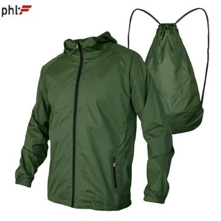 Áo khoác dù nhẹ 2 trong 1 chuyển đổi thành túi balo PHL BKD35