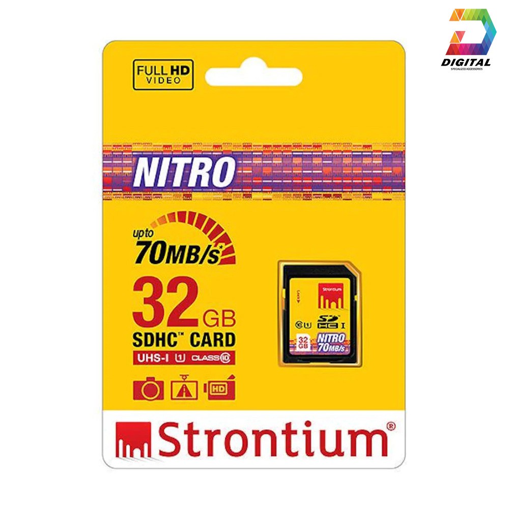 Thẻ nhớ SD 32GB Strontium chính hãng bản Nitro 466X