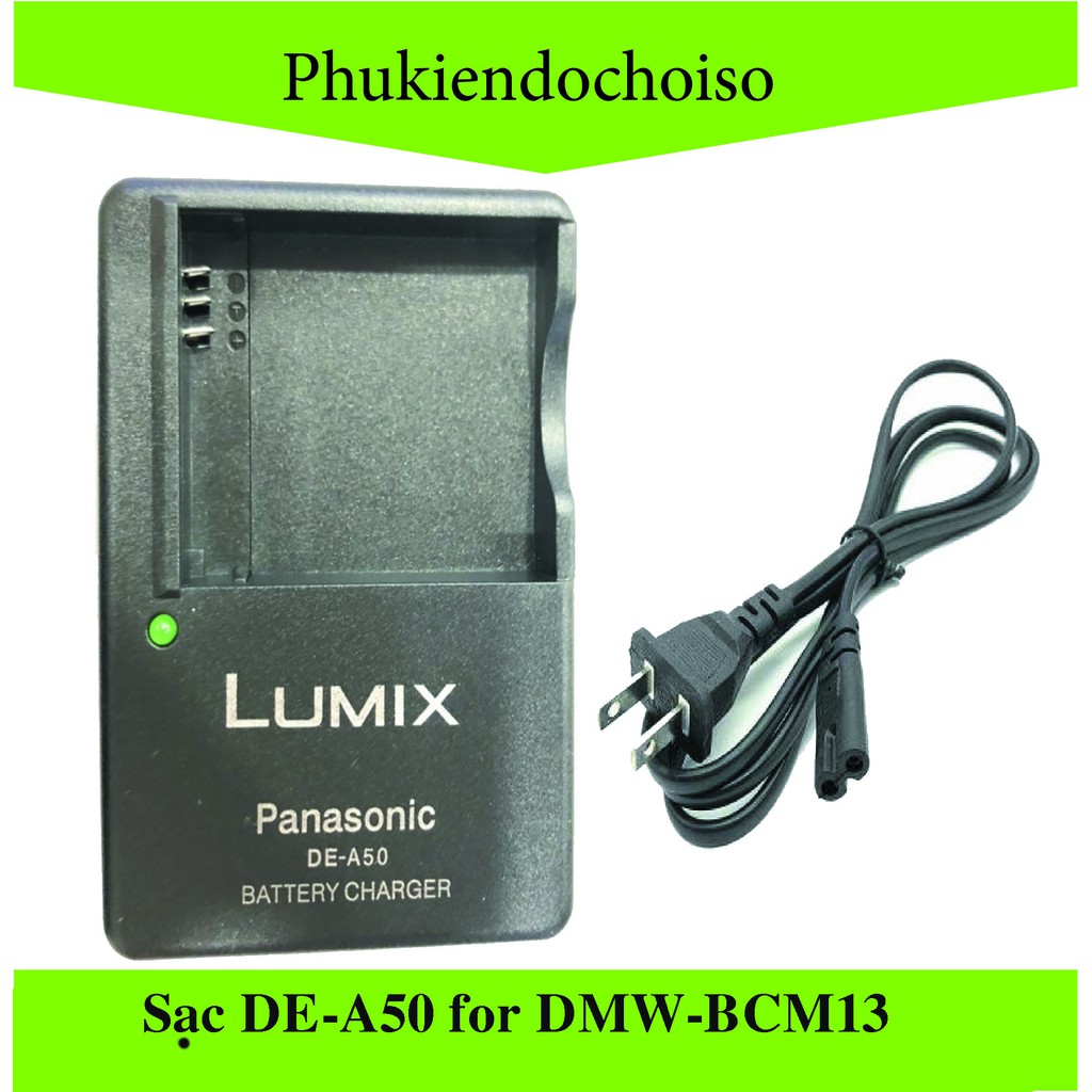 Sạc máy ảnh DE-A50 for Panasonic DMW-BCM13, Sạc dây