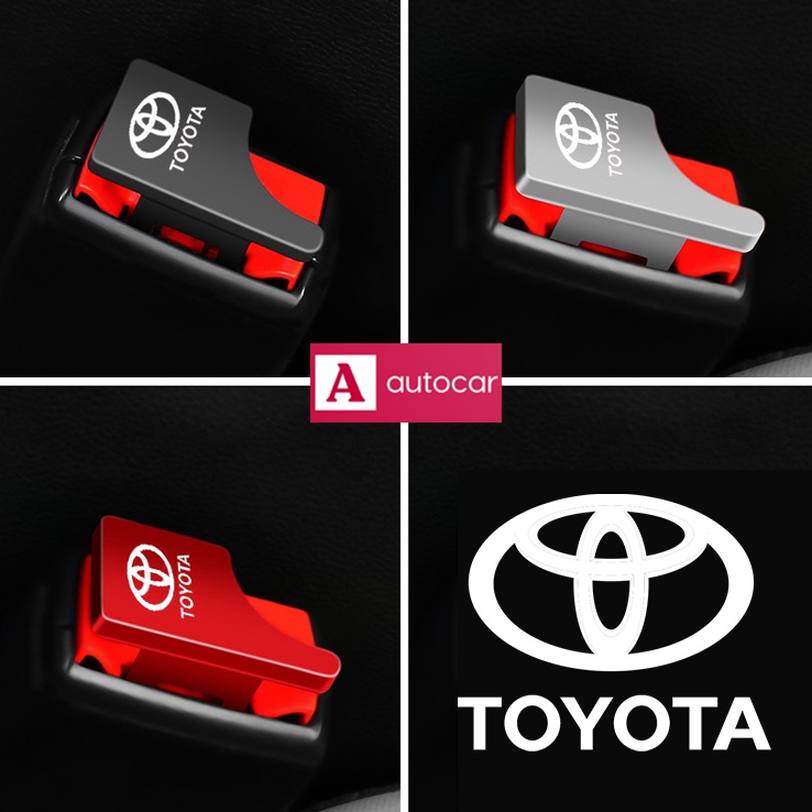 Chốt Khóa Dây Đai An Toàn Cho Xe Hơi Toyota Corolla Camry Hilux Vios Fortuner CHR RAV4