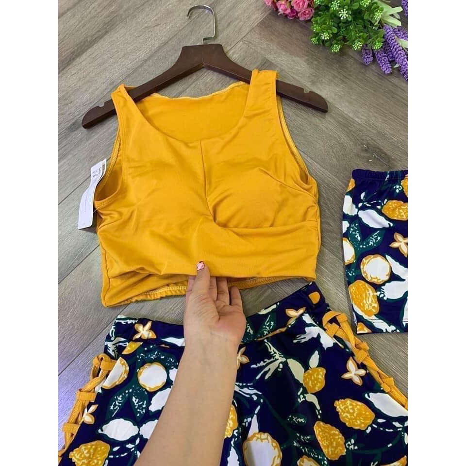 BỘ BƠI BỘ BIKINI TẮM BIỂN 3 CHI TIẾT HÀNG QUẢNG CHÂU CAO CẤP