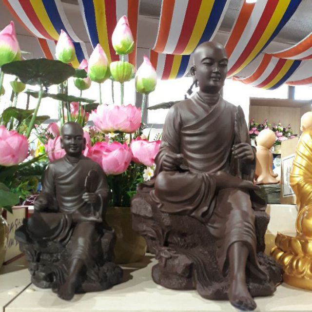 Tượng 25cm Phật hoàng Trần Nhân Tông