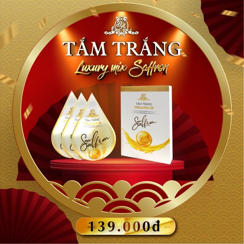 TẮM TRẮNG COLLAGEN X3 MIX SAFFRON CHÍNH HÃNG