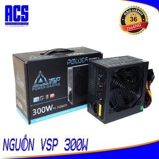 [ Hàng Chính Hãng ] Nguồn VSP Công Suất Thực 300W Full Box - Kèm Dây Nguồn- Bảo Hành 36 Tháng