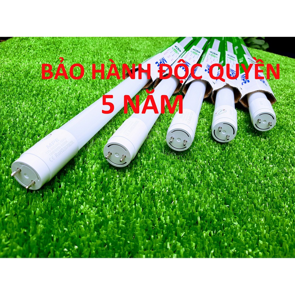 Combo 5 Bóng Đèn Led Tuýp 1m2 ( 1.2m ) MPE T8, đèn led 1.2 met MPE