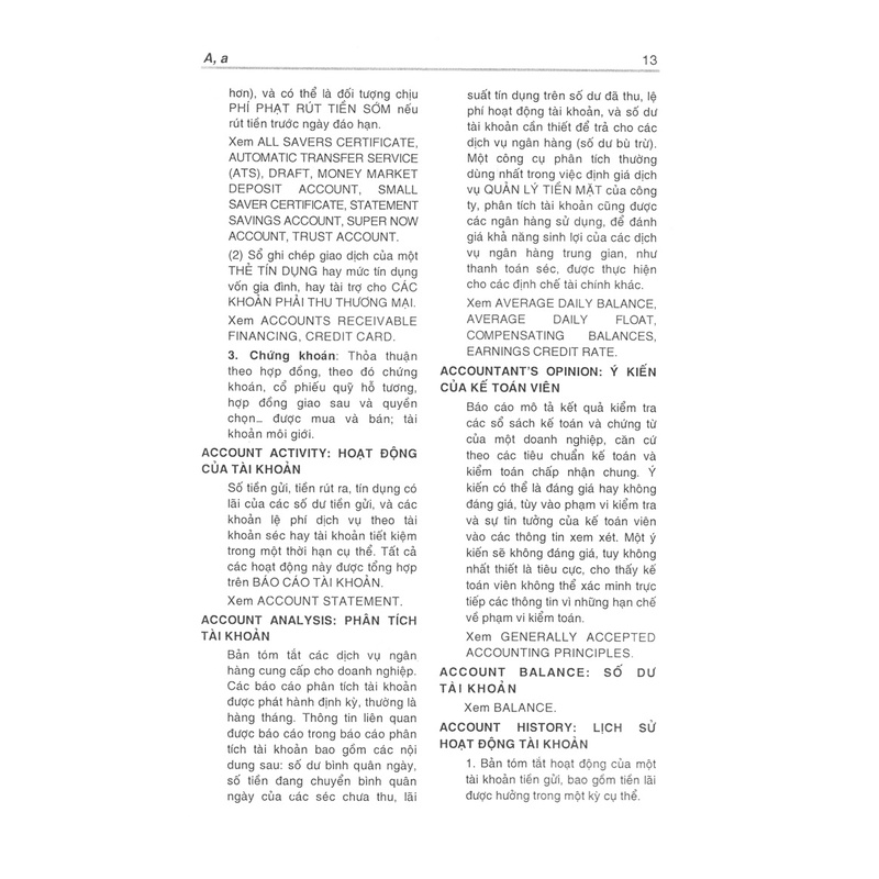 Sách - Từ Điển Ngân Hàng (Anh - Việt)