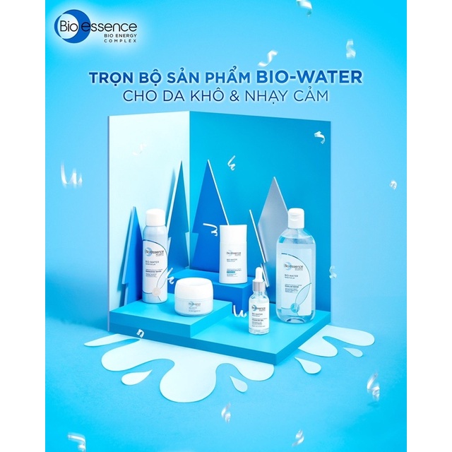 [SALE SHOCK] [MUA 1 TẶNG 1]KEM CHỐNG NẮNG BIO- ESSENCE BIO WATER SPF50+ PA++ 40ml (tặng nước tẩy trang Bio-essence 30ml)