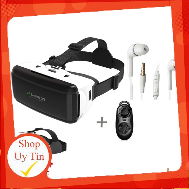 Kính thực tế ảo SHINECON G06 tặng tay cầm chơi game android 3.0 tặng tai nghe S4 Liên hệ mua hàng 084.209.1989