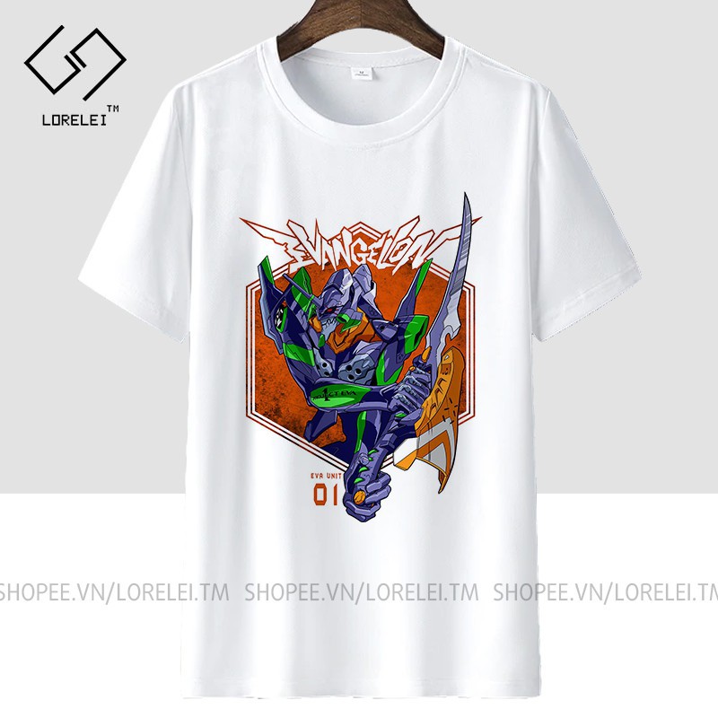 Áo thun Neon Genesis Evangelion EVA Unit 01 ngắn tay