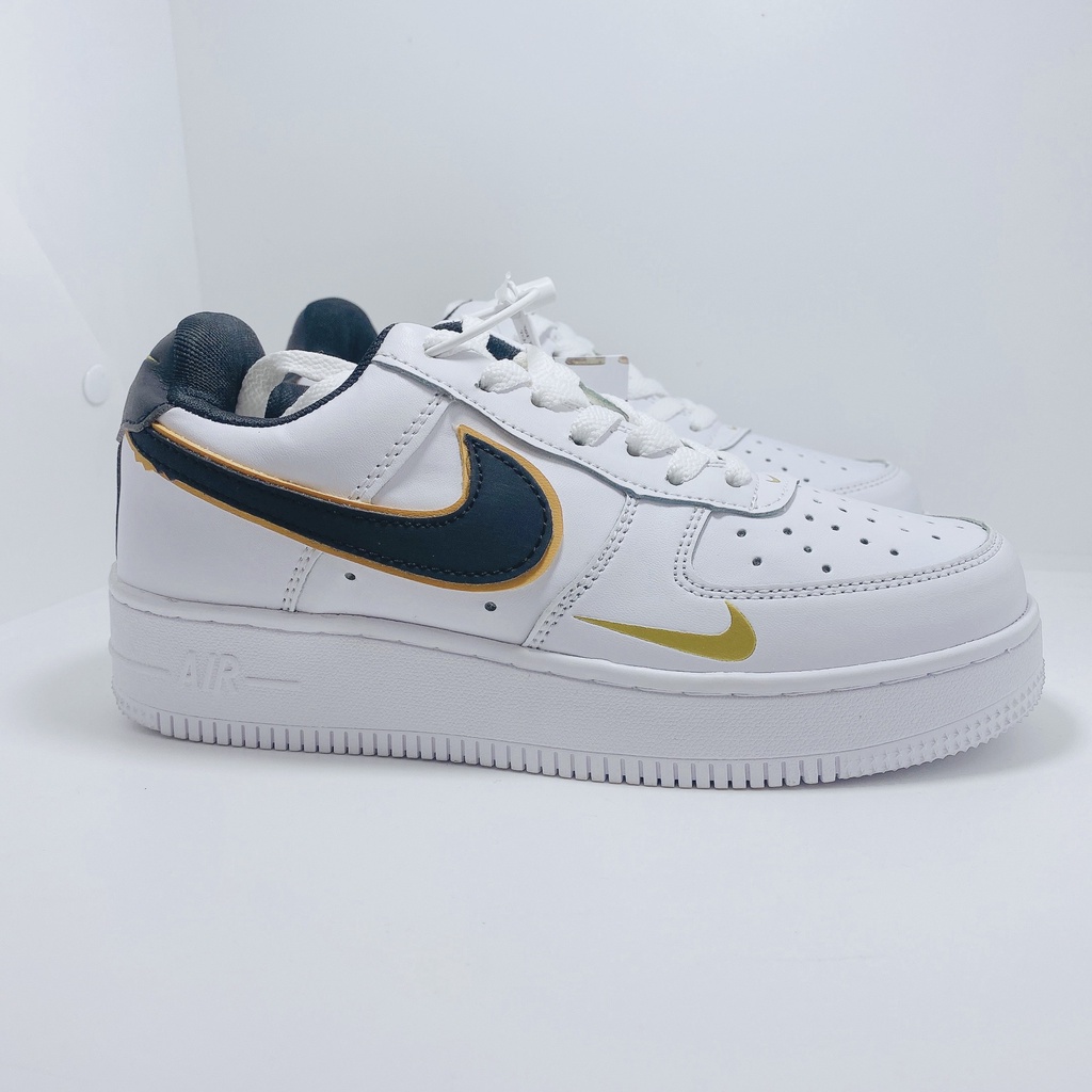 Giày Thể Thao Nam Nữ Sneaker AF1 Cổ Thấp Trắng Đen Vàng Full Size | BigBuy360 - bigbuy360.vn