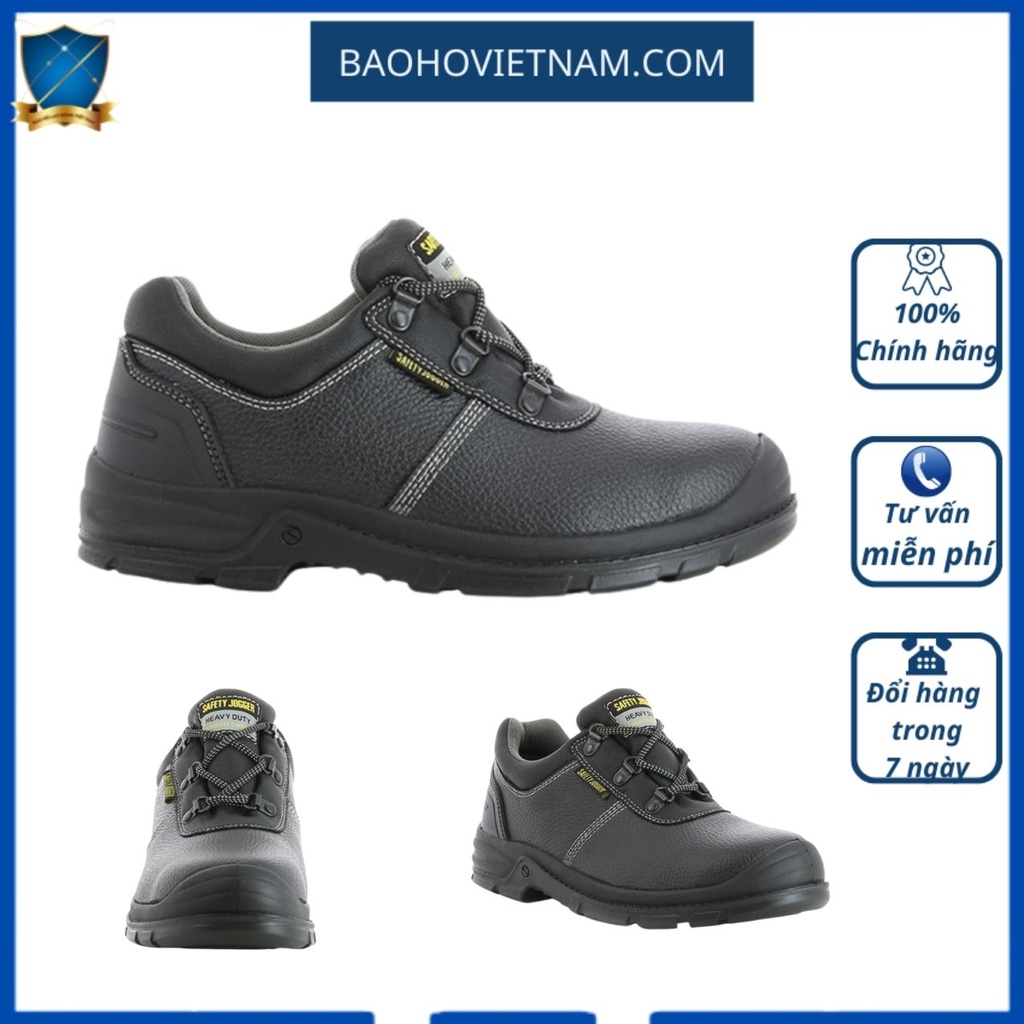 Giày bảo hộ lao động chính hãng Jogger Bestrun 231 siêu bền mũi thép chống đinh đế cao su chống trượt