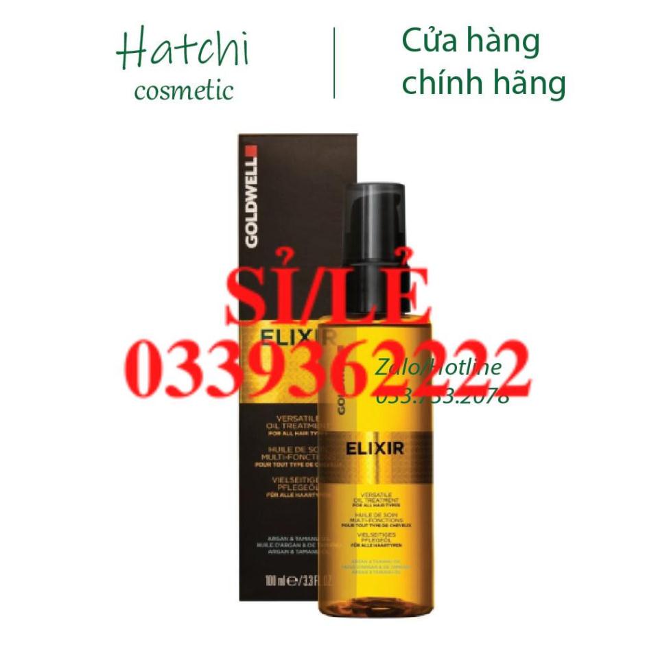 [ CHÍNH HÃNG ] Tinh Dầu Bóng Dưỡng Tóc Đa Năng Goldwell Elixir Argan Oil 100ml