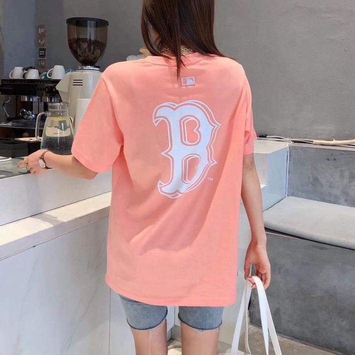 ẢNH THẬT - Áo Phông Cộc Tay Cổ Tròn MLB Basic Tee VNXK - ÁO THUN NY HÀNG XUẤT DƯ