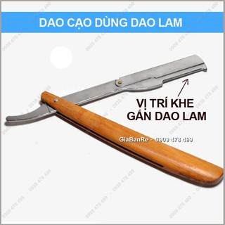 Dao Cạo Dùng Dao Lam - Cán Gỗ - 3538.1