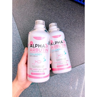 SỮA TẮM DƯỠNG TRẮNG DA ALPHA ARBUTIN 3+ Plus COLLAGEN