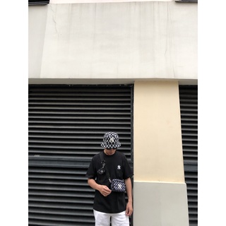 Mũ vành MLB Monogram Bucket FULL TAG TÚI