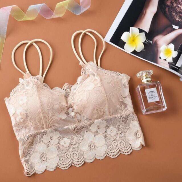 Áo Lót Bra Ren Hoa 2 Dây Chất Đẹp