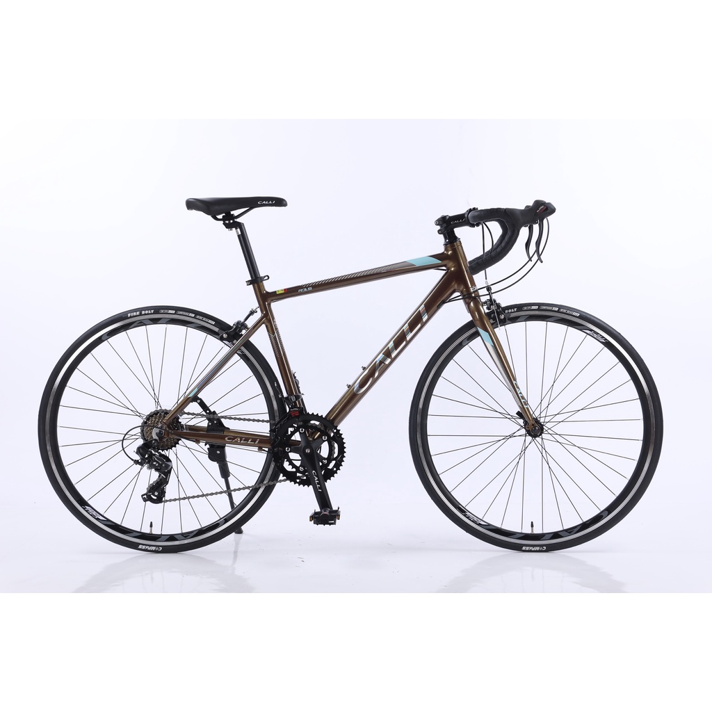Xe đạp đua CALLI R3.5 2023 khung hợp kim nhôm AL6061 siêu nhẹ, dây âm sườn, 14 tốc độ