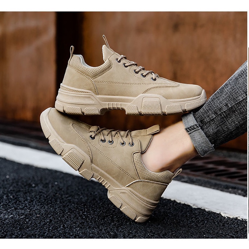 Giày Thể Thao Nam Da Kiểu Dáng Đẹp Thời Trang Trẻ Trung