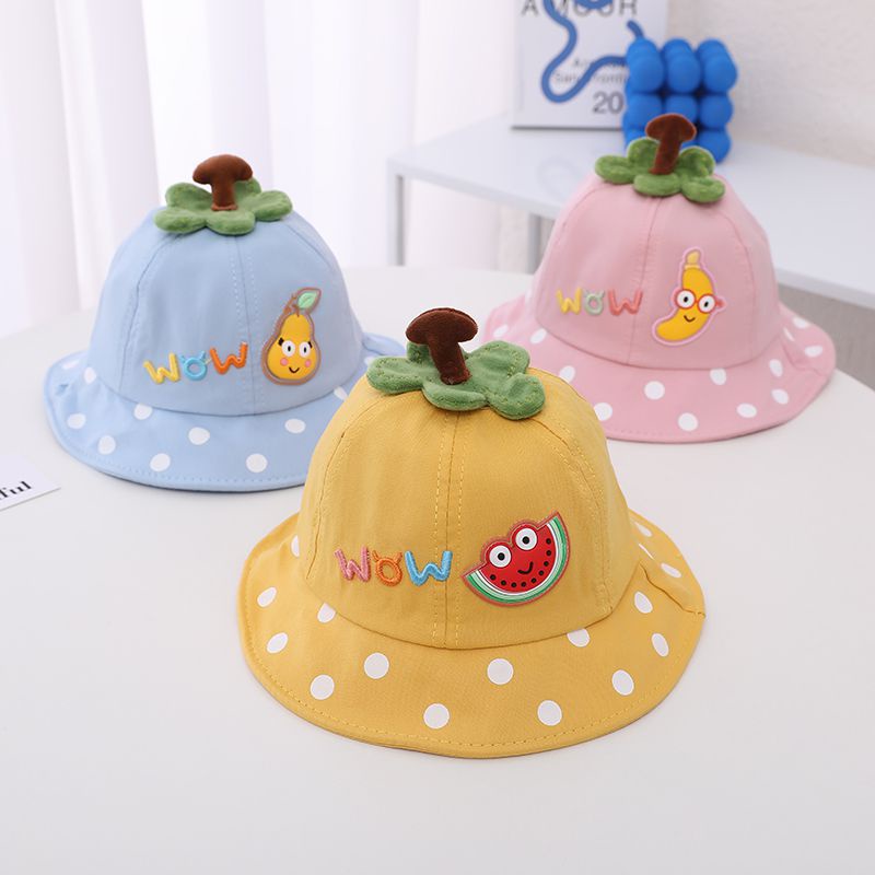 Nón Tai Bèo Chống Nắng Họa Tiết Chấm Bi Dễ Thương Cho Bé