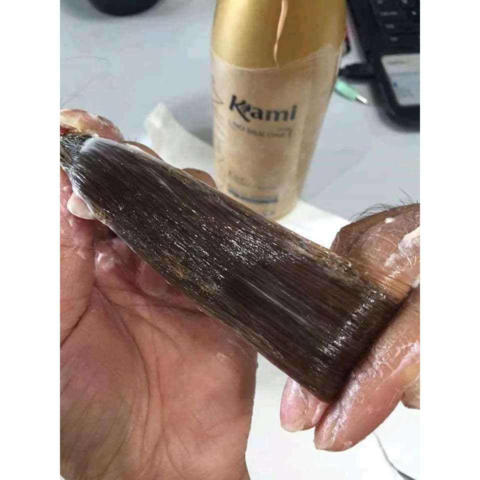 ✅Keratin Kami thủy phân nguyên chất chuyên phục hòi tóc nát lấp đầy hư tổn, giúp tóc đanh dai hơn.