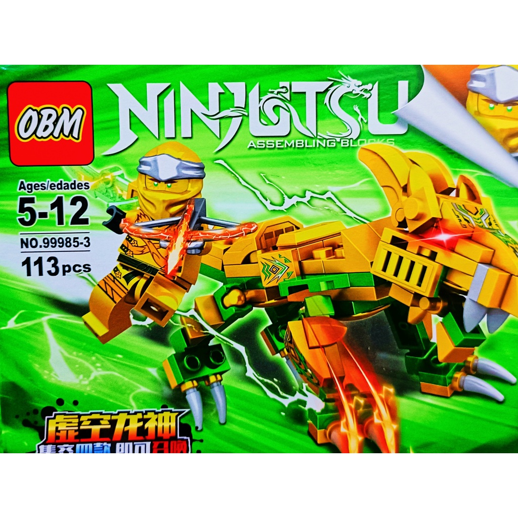 Đồ chơi lắp ráp,lego ninjago robot rồng phi tuyền cùng binh sỹ Ninjago mẫu A8100 phối hợp 4 in 1