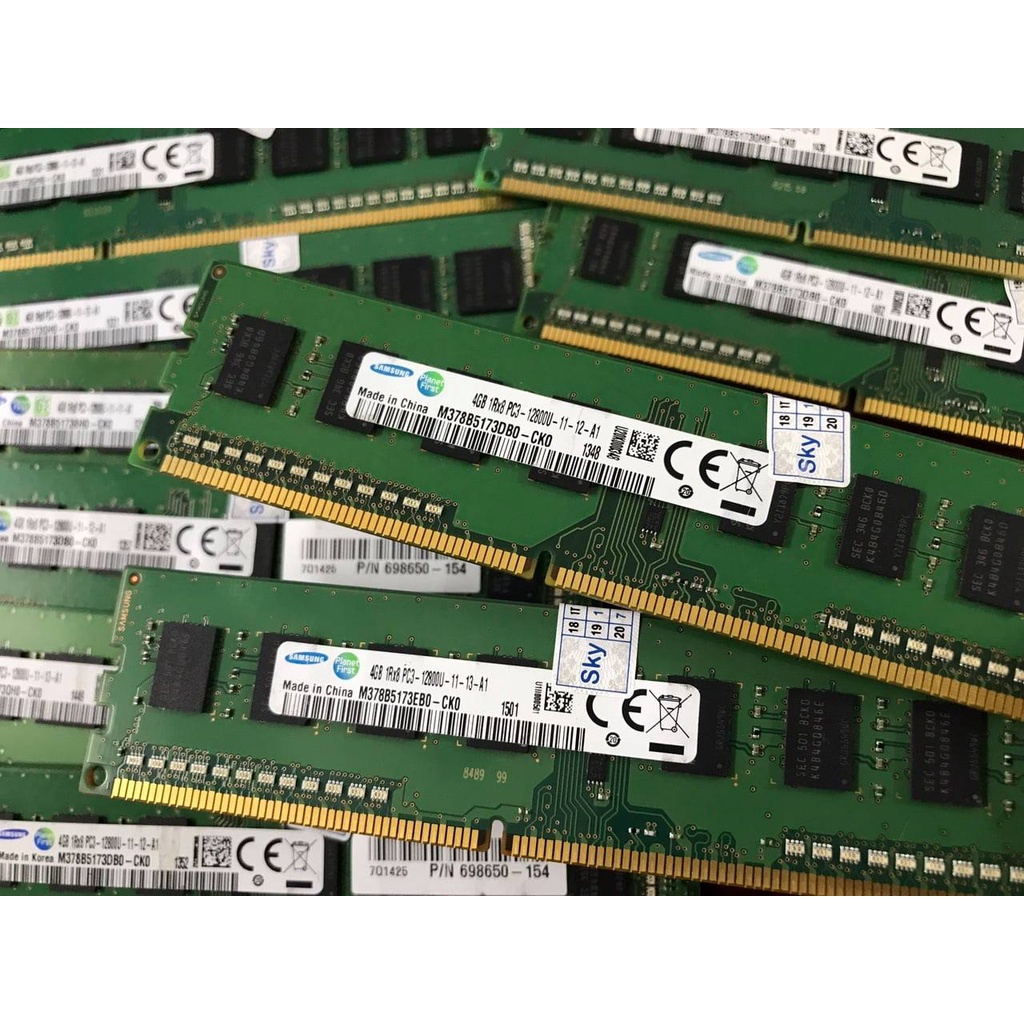 Ram Laptop, PC 4G, 8G DDR3 Bus 1600 dùng cho Laptop và máy bàn, Bảo hành 3 năm