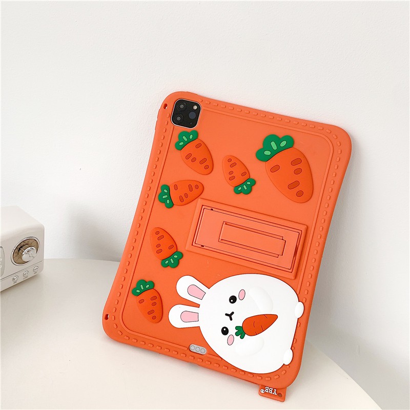 IPHONE Ốp Lưng Silicone Họa Tiết Hoạt Hình Dễ Thương Cho Ipad Mini 1 2 3 4 5 Ipad Mini Case 2 3 4 5 6 Ipad Air 1 2 Ipad Pro 10.5 Inch Pro 2018 2020 Bl