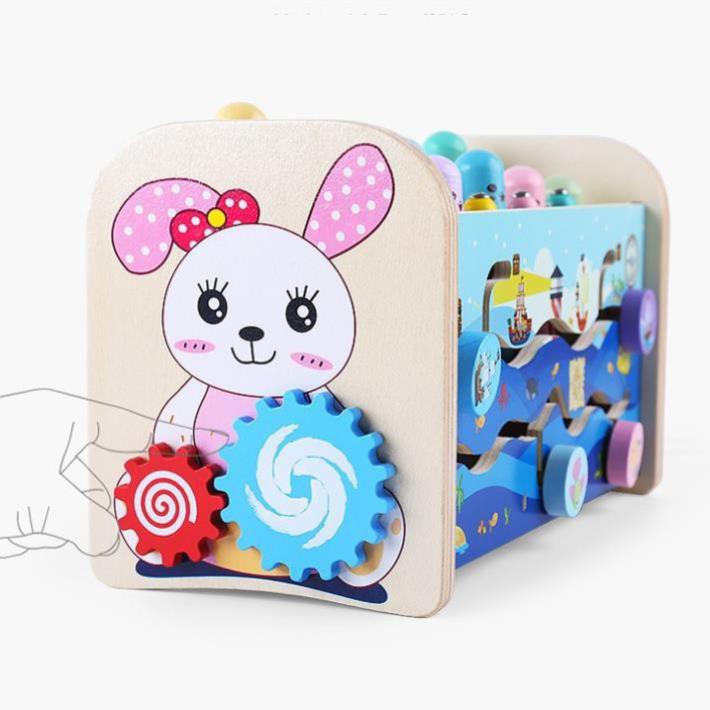 Đồ Chơi Đập Chuột 7in1 - Có Đàn - Đồng Hồ, Đồ Chơi Câu Cá Cho Bé BEOFAMILY