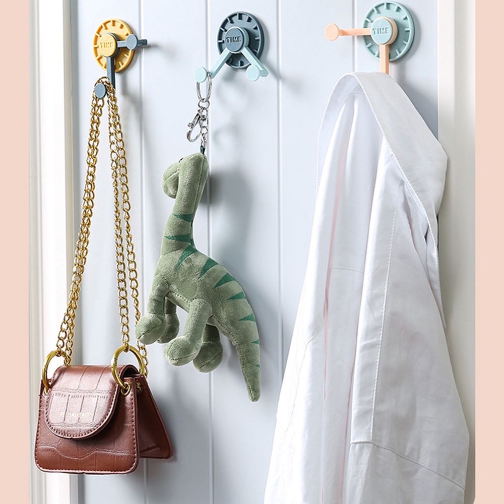 Bộ 1/4 Móc Treo Đồ Dán Tường Không Cần Khoan Tiện Dụng Tiết Kiệm Không Gian